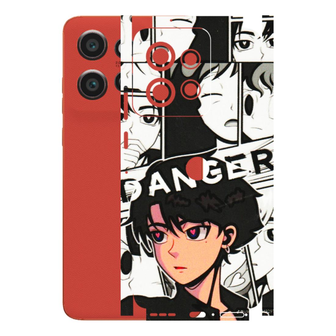 Motorola Phone Skins (All Models) - Danger Anime - 3D Embossed Finish (L-155) Motorola Edge 50 Neo (5G)