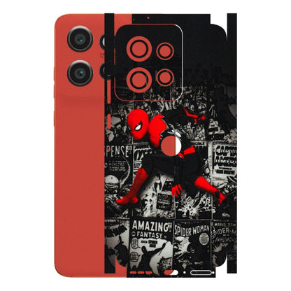Motorola Phone Skins (All Models) - SpiderMan New - 3D Embossed Finish (L-162) Motorola Edge 50 Neo (5G)