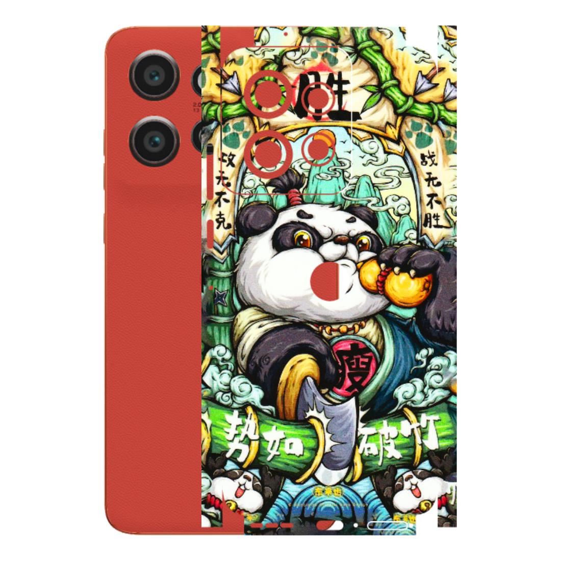 Motorola Phone Skins (All Models) - Royal Rich Panda - 3D Embossed Finish (L-170) Motorola Edge 50 Neo (5G)