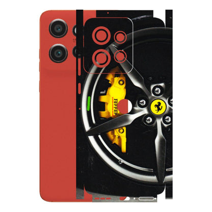 Motorola Phone Skins (All Models) - Ferrari Wheel Alloy - 3D Embossed Finish (L-173) Motorola Edge 50 Neo (5G)
