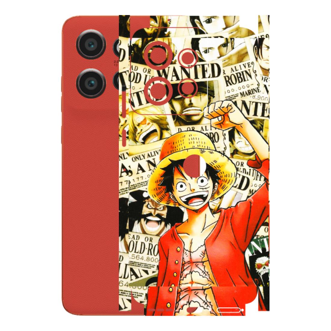Motorola Phone Skins (All Models) - Luffy Anime - 3D Embossed Finish (L-177) Motorola Edge 50 Neo (5G)