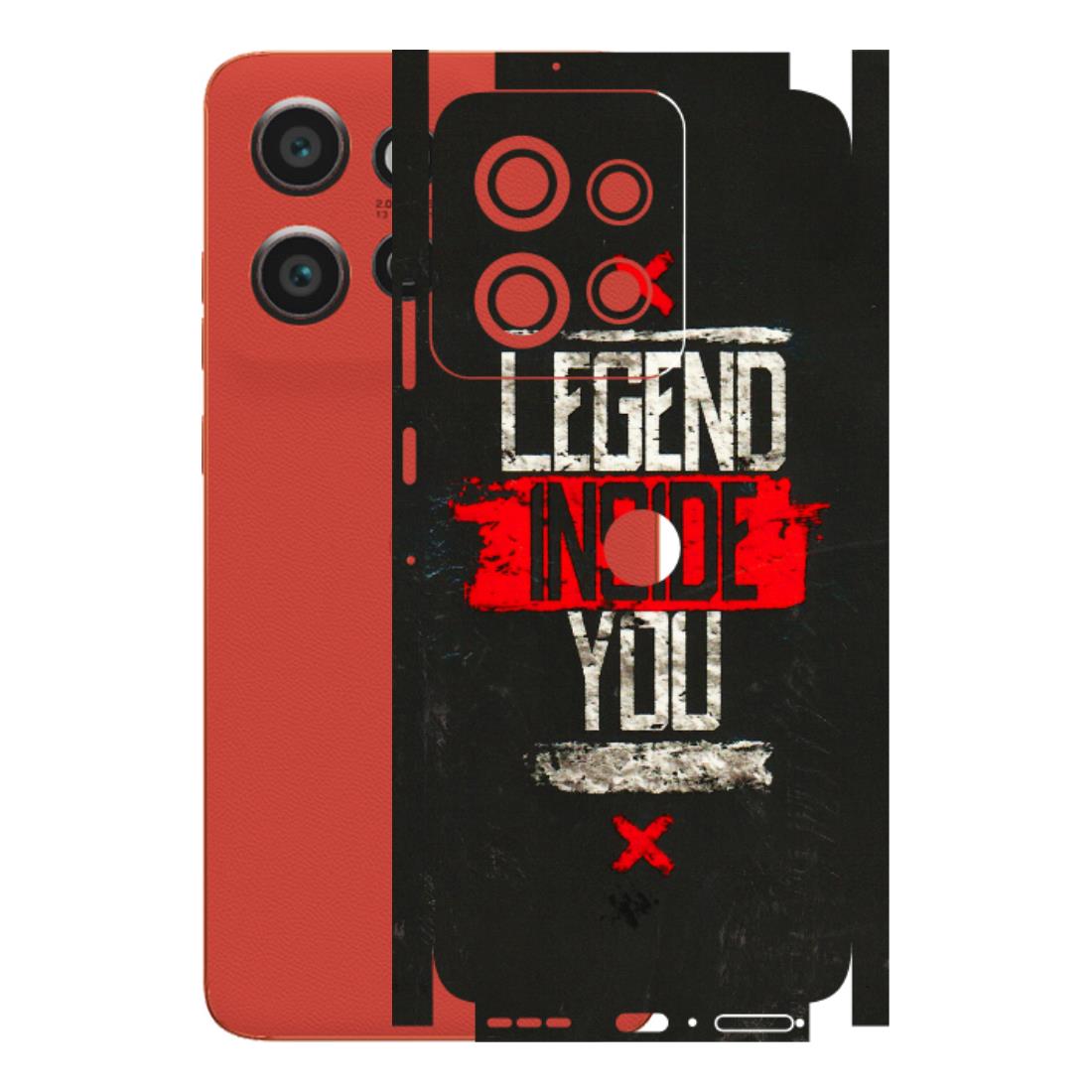 Motorola Phone Skins (All Models) - Legend Inside You - 3D Embossed Finish (L-186) Motorola Edge 50 Neo (5G)