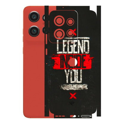 Motorola Phone Skins (All Models) - Legend Inside You - 3D Embossed Finish (L-186) Motorola Edge 50 Neo (5G)