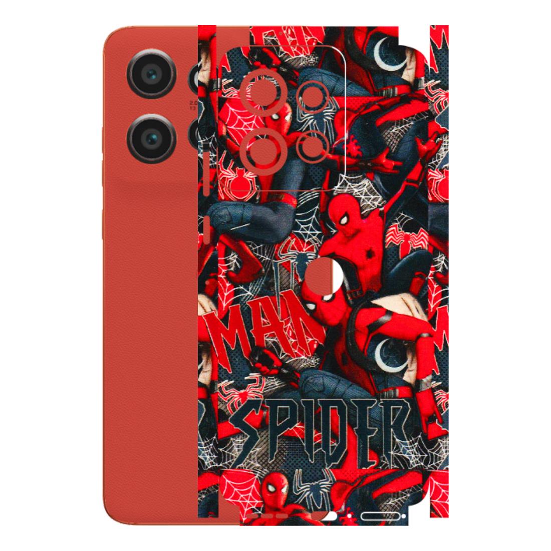 Motorola Phone Skins (All Models) - SpiderMan Cool - 3D Embossed Finish (L-188) Motorola Edge 50 Neo (5G)