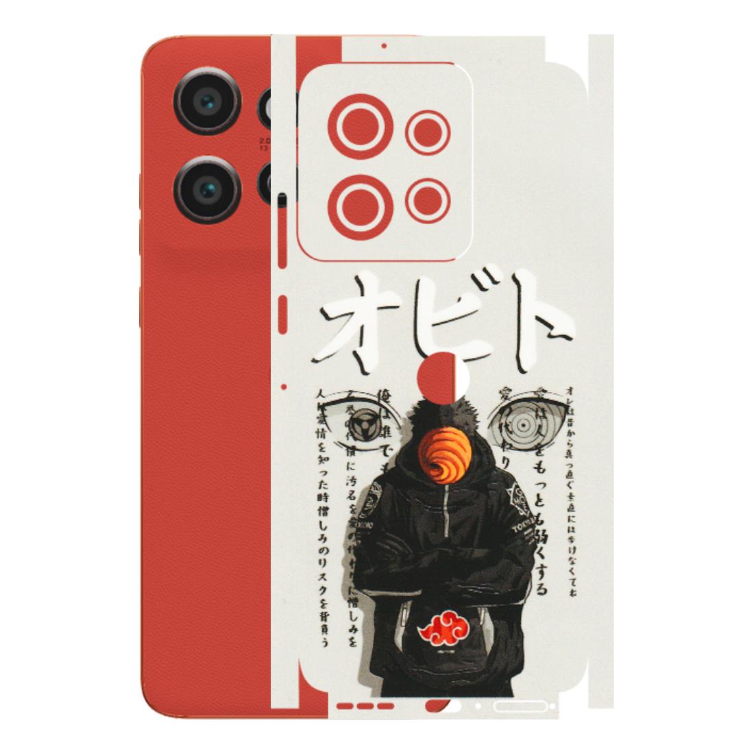 Motorola Phone Skins (All Models) - Obito Anime Eye - 3D Embossed Finish (L-19) Motorola Edge 50 Neo (5G)