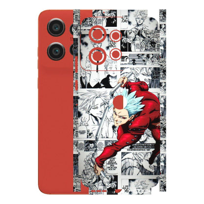 Motorola Phone Skins (All Models) - Anime Comic - 3D Embossed Finish (L-192) Motorola Edge 50 Neo (5G)