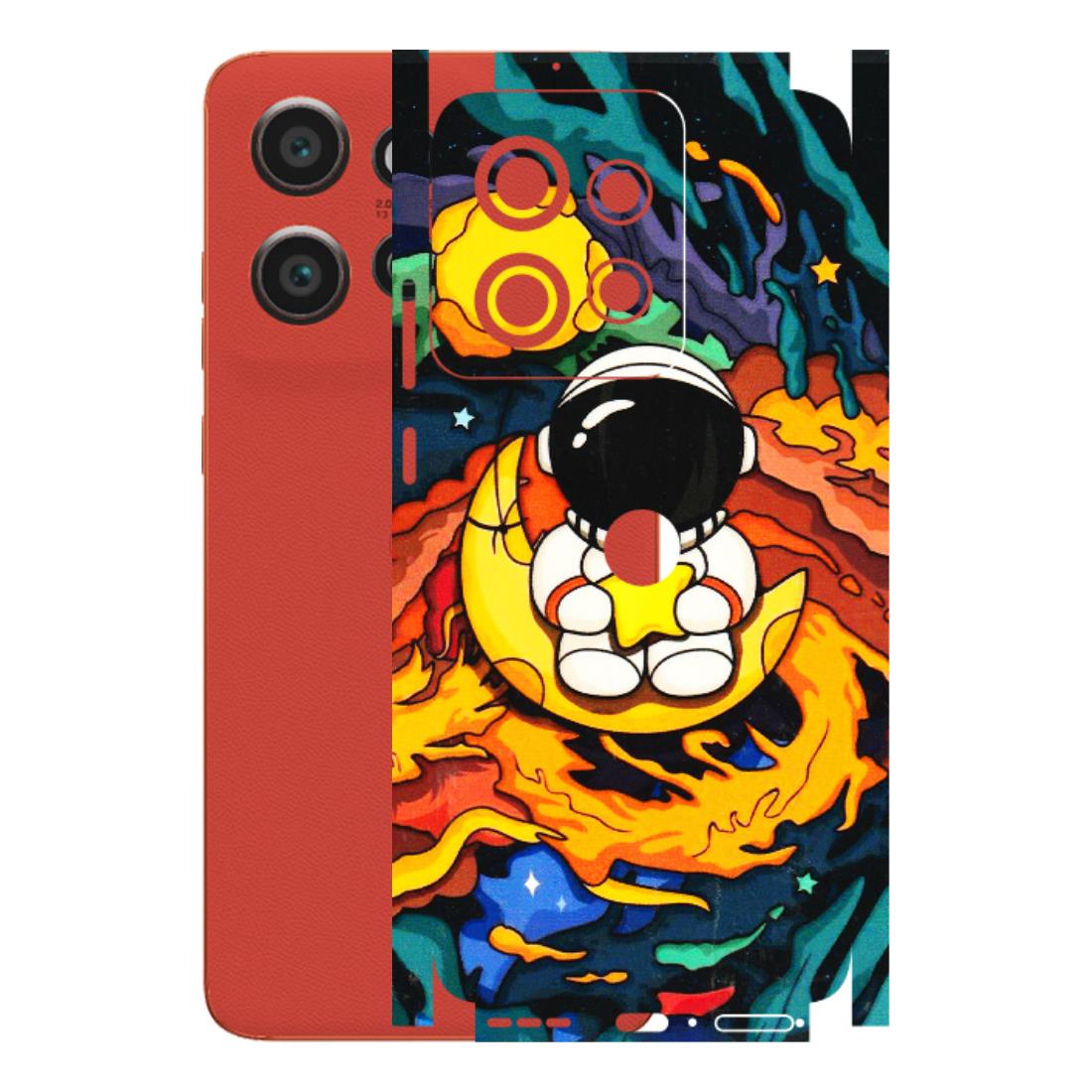 Motorola Phone Skins (All Models) - Baby Astronaut - 3D Embossed Finish (L-197) Motorola Edge 50 Neo (5G)