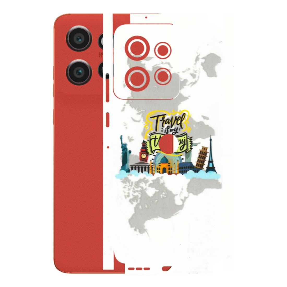 Motorola Phone Skins (All Models) - Travel Therapy - 3D Embossed Finish (L-199) Motorola Edge 50 Neo (5G)