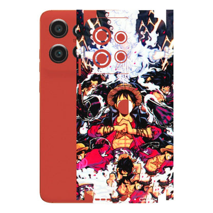 Motorola Phone Skins (All Models) - Luffy Anime Character - 3D Embossed Finish (L-203) Motorola Edge 50 Neo (5G)