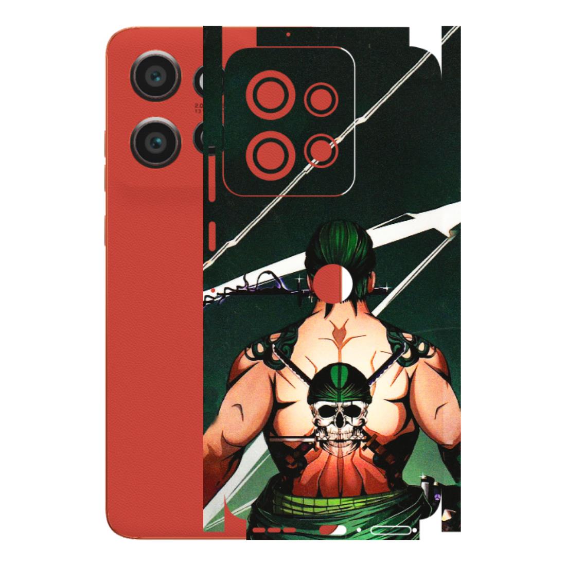 Motorola Phone Skins (All Models) - Zoro Anime - 3D Embossed Finish (L-23) Motorola Edge 50 Neo (5G)