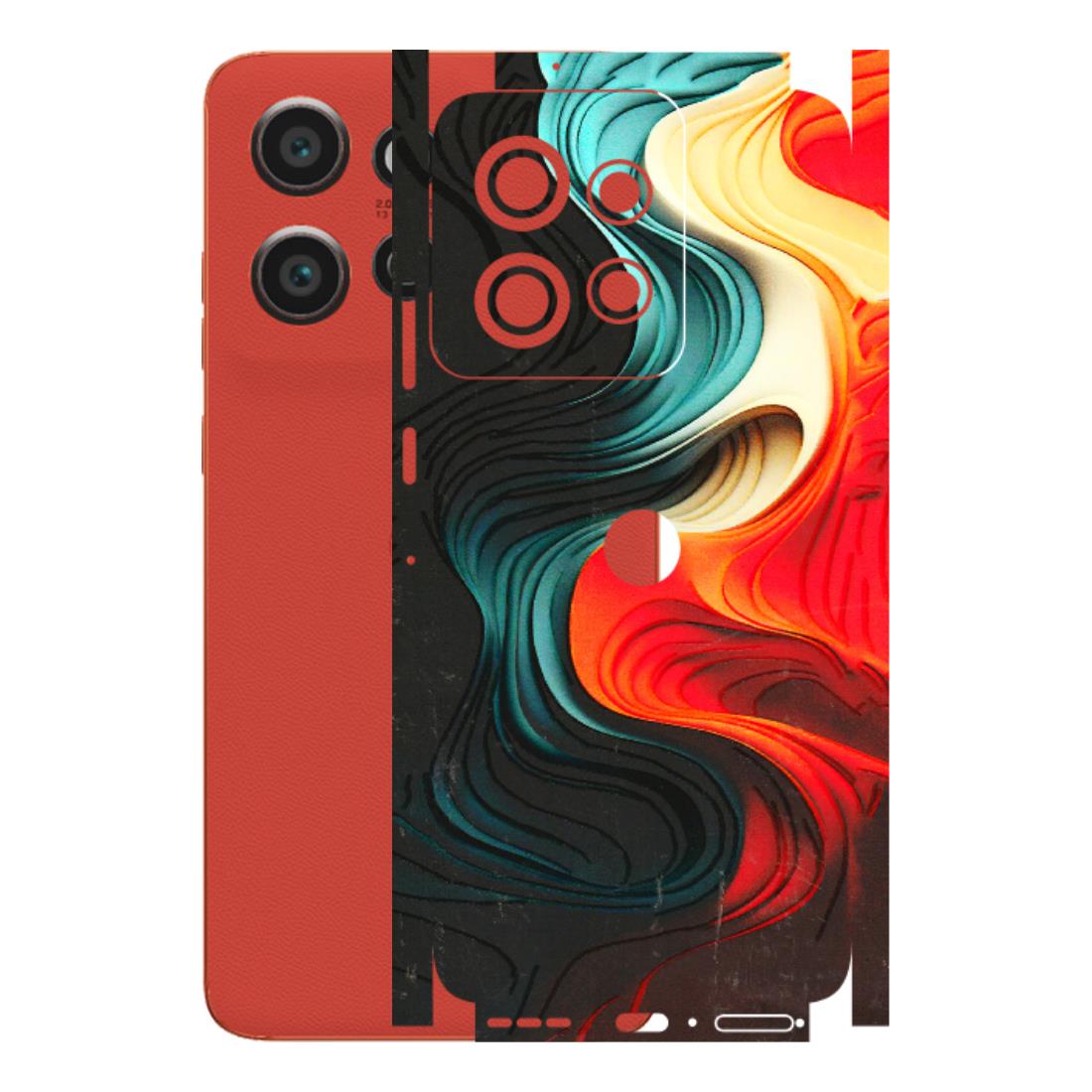Motorola Phone Skins (All Models) - The Silky Swirl - 3D Embossed Finish (L-240) Motorola Edge 50 Neo (5G)
