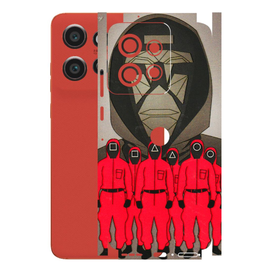 Motorola Phone Skins (All Models) - Squid Game Hero - 3D Embossed Finish (L-245) Motorola Edge 50 Neo (5G)