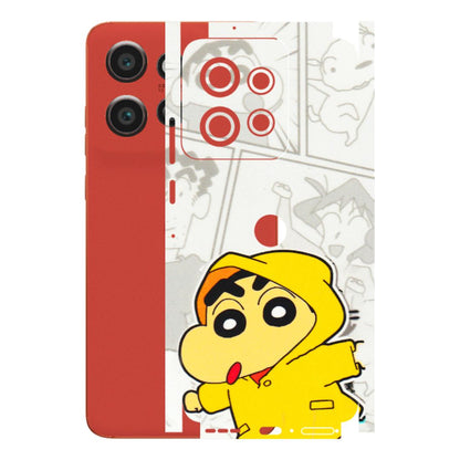 Motorola Phone Skins (All Models) - Yellow Shinchan Comic - 3D Embossed Finish (L-246) Motorola Edge 50 Neo (5G)