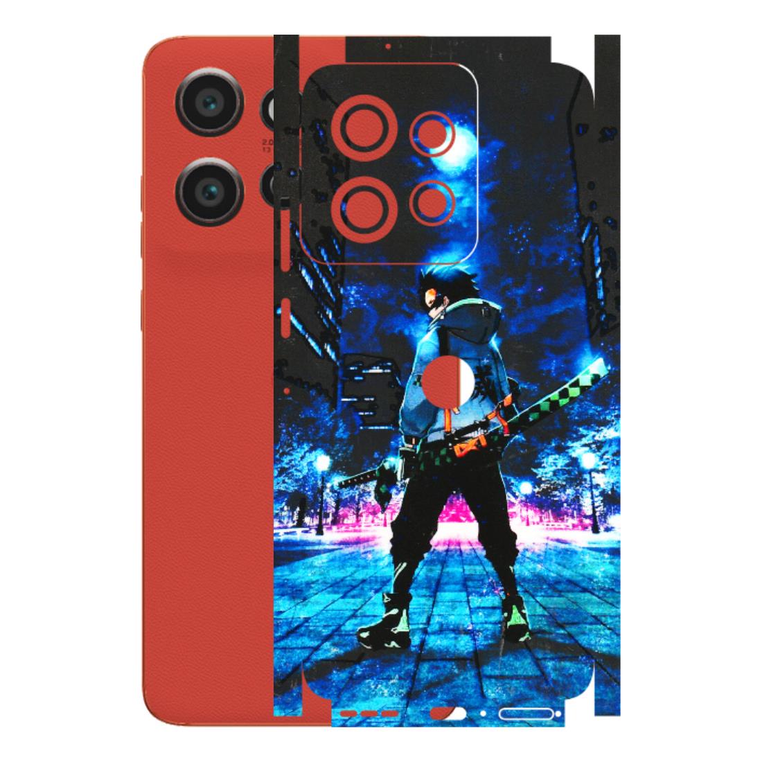 Motorola Phone Skins (All Models) - Demon Slayer Sword - 3D Embossed Finish (L-247) Motorola Edge 50 Neo (5G)