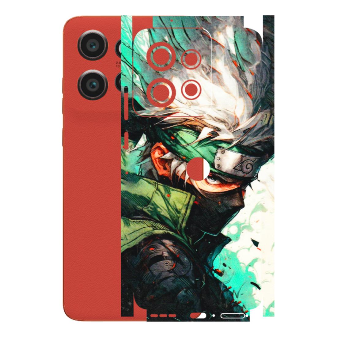 Motorola Phone Skins (All Models) - Kakashi Side Profile - 3D Embossed Finish (L-249) Motorola Edge 50 Neo (5G)