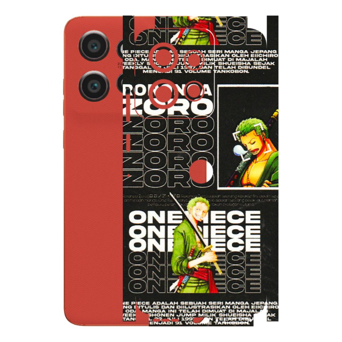 Motorola Phone Skins (All Models) - One Piece Zoro - 3D Embossed Finish (L-250) Motorola Edge 50 Neo (5G)