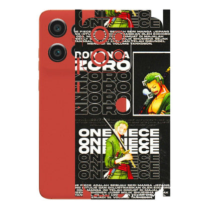 Motorola Phone Skins (All Models) - One Piece Zoro - 3D Embossed Finish (L-250) Motorola Edge 50 Neo (5G)