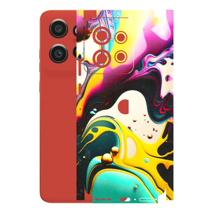 Motorola Phone Skins (All Models) - Multicolor Abstract pattern - 3D Embossed Finish (L-254) Motorola Edge 50 Neo (5G)