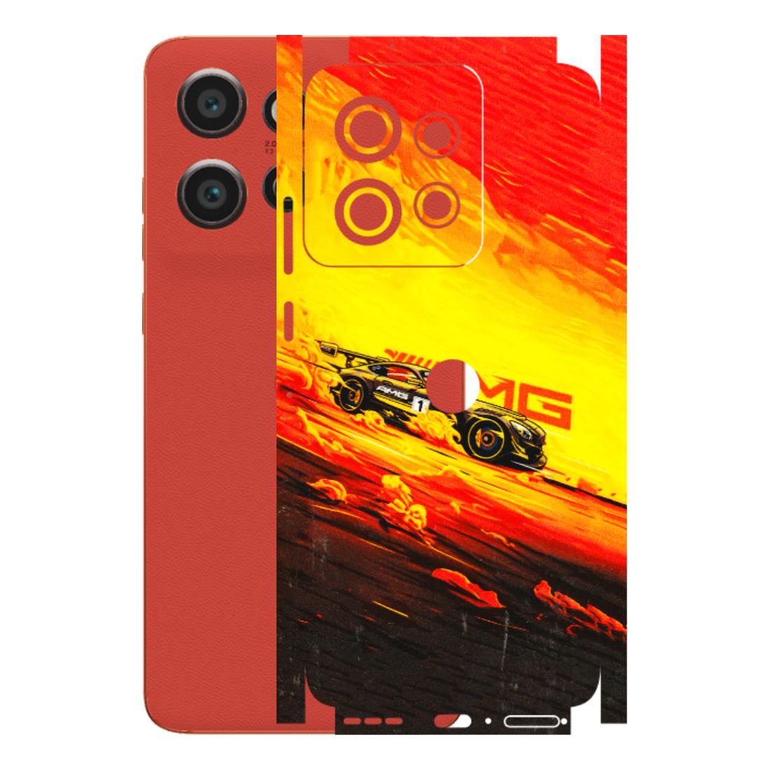 Motorola Phone Skins (All Models) - AMG Car Speed Cover - 3D Embossed Finish (L-256) Motorola Edge 50 Neo (5G)