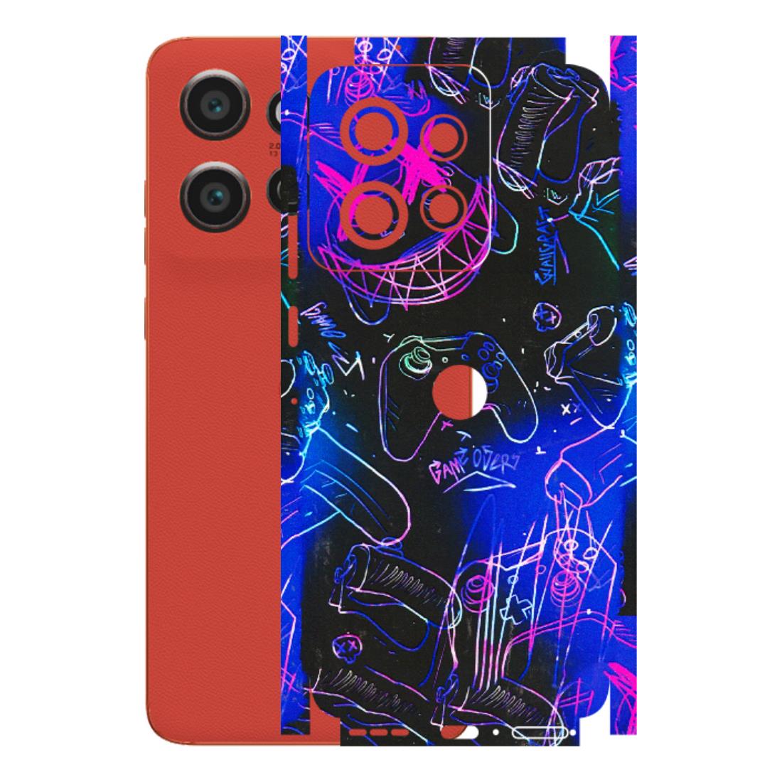 Motorola Phone Skins (All Models) - Gamers Paradise - 3D Embossed Finish (L-258) Motorola Edge 50 Neo (5G)