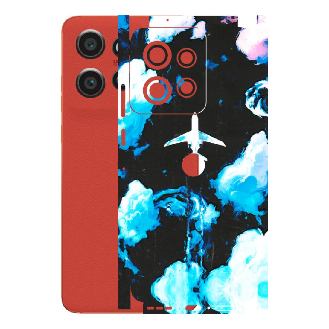 Motorola Phone Skins (All Models) - Travel In Airline - 3D Embossed Finish (L-264) Motorola Edge 50 Neo (5G)