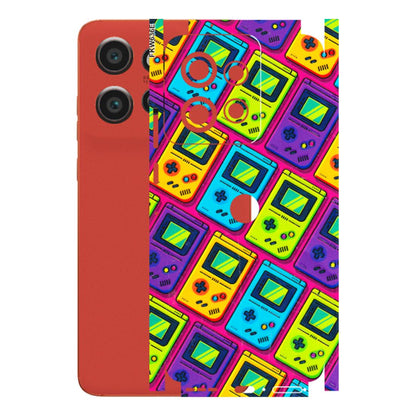 Motorola Phone Skins (All Models) - Gameboy Colourful - 3D Embossed Finish (L-266) Motorola Edge 50 Neo (5G)