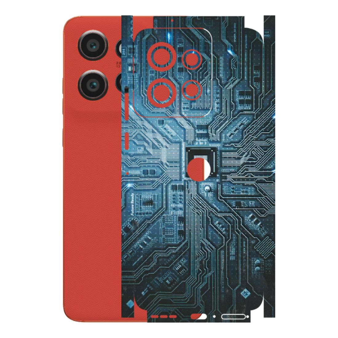 Motorola Phone Skins (All Models) - Original Circuit - 3D Embossed Finish (L-267) Motorola Edge 50 Neo (5G)