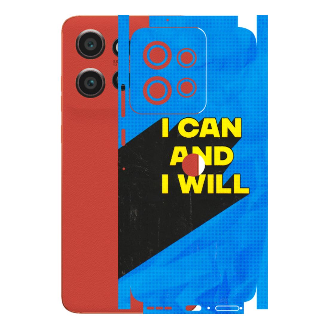 Motorola Phone Skins (All Models) - I Can And I Will - 3D Embossed Finish (L-281) Motorola Edge 50 Neo (5G)