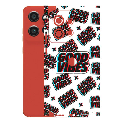 Motorola Phone Skins (All Models) - Good Vibes - 3D Embossed Finish (L-282) Motorola Edge 50 Neo (5G)