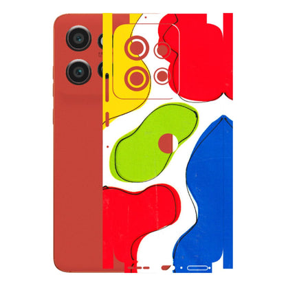 Motorola Phone Skins (All Models) - RGB Colour Paint - 3D Embossed Finish (L-284) Motorola Edge 50 Neo (5G)