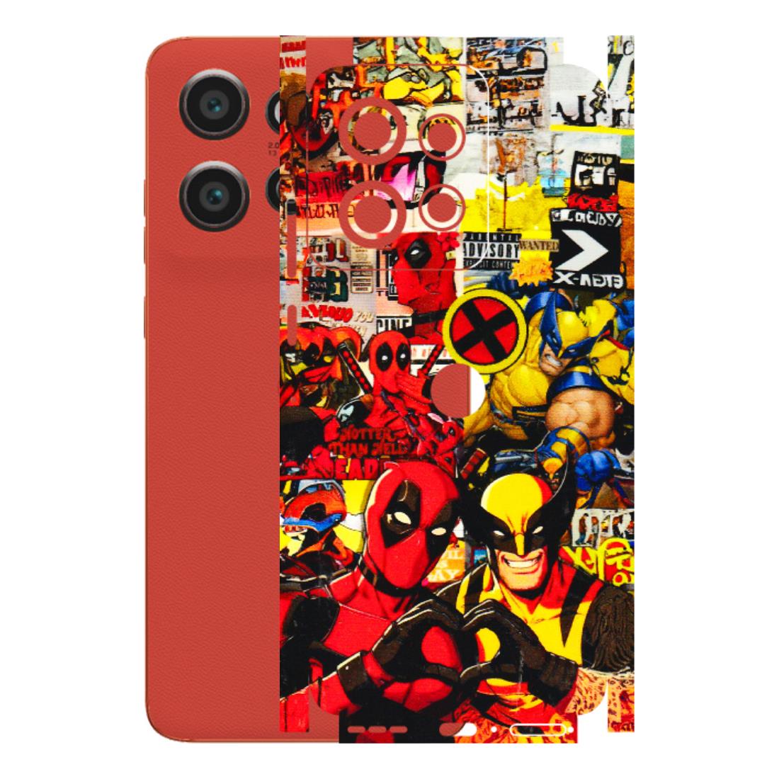 Motorola Phone Skins (All Models) - Spidy Wolverine - 3D Embossed Finish (L-310) Motorola Edge 50 Neo (5G)