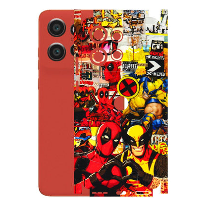 Motorola Phone Skins (All Models) - Spidy Wolverine - 3D Embossed Finish (L-310) Motorola Edge 50 Neo (5G)