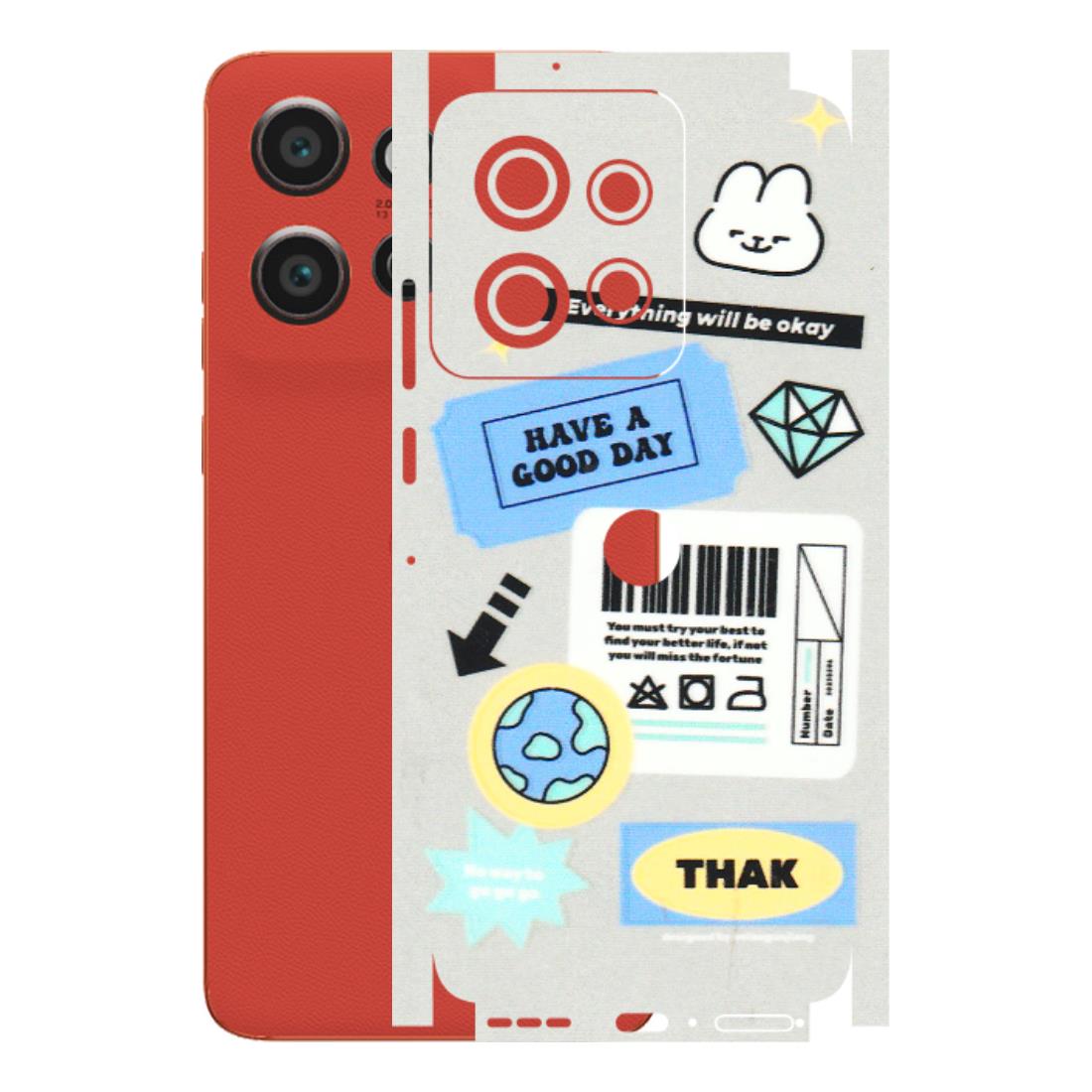 Motorola Phone Skins (All Models) - Will Be Okay Design - 3D Embossed Finish (L-316) Motorola Edge 50 Neo (5G)