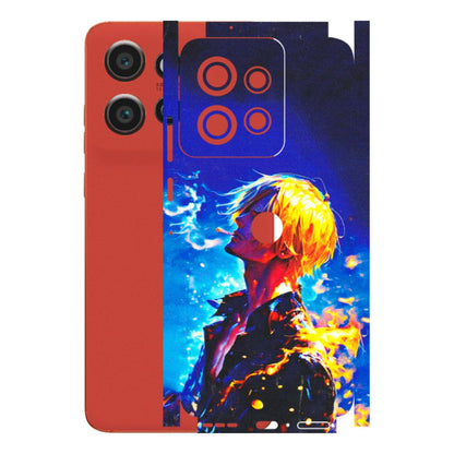 Motorola Phone Skins (All Models) - Sanji Vinsmoke One Piece - 3D Embossed Finish (L-319) Motorola Edge 50 Neo (5G)