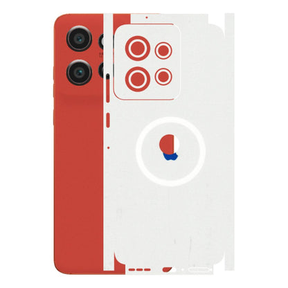Motorola Phone Skins (All Models) - iPhone Magsafe Logo - 3D Embossed Finish (L-320) Motorola Edge 50 Neo (5G)
