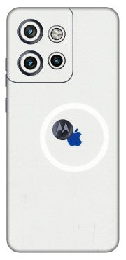 Motorola Phone Skins (All Models) - iPhone Magsafe Logo - 3D Embossed Finish (L-320) Motorola Edge 50 Neo (5G)