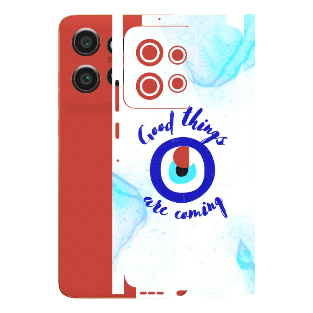 Motorola Phone Skins (All Models) - Evil Eye Good Things Are Coming - 3D Embossed Finish (L-322) Motorola Edge 50 Neo (5G)