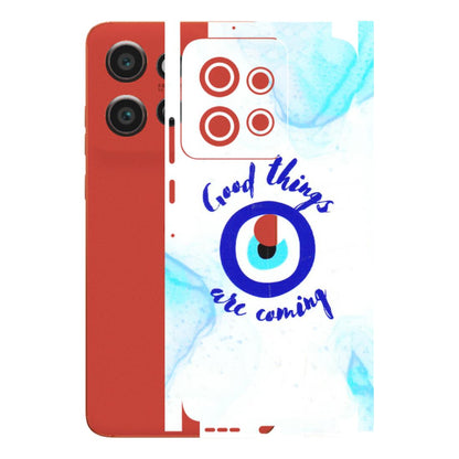 Motorola Phone Skins (All Models) - Evil Eye Good Things Are Coming - 3D Embossed Finish (L-322) Motorola Edge 50 Neo (5G)