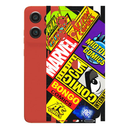 Motorola Phone Skins (All Models) - Bongo Comic Con - 3D Embossed Finish (L-325) Motorola Edge 50 Neo (5G)