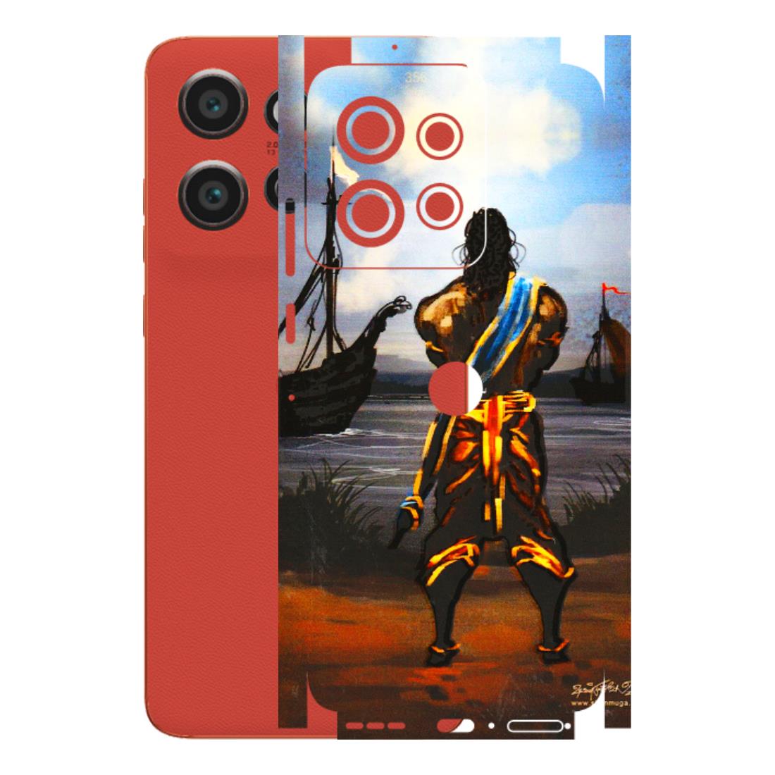 Motorola Phone Skins (All Models) - Heavenly God Figure - 3D Embossed Finish (L-34) Motorola Edge 50 Neo (5G)