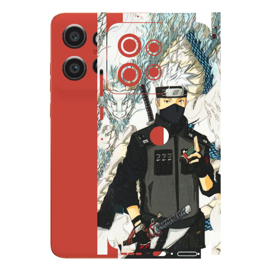 Motorola Phone Skins (All Models) - Kakashi Hatake Naruto Anime - 3D Embossed Finish (L-46) Motorola Edge 50 Neo (5G)