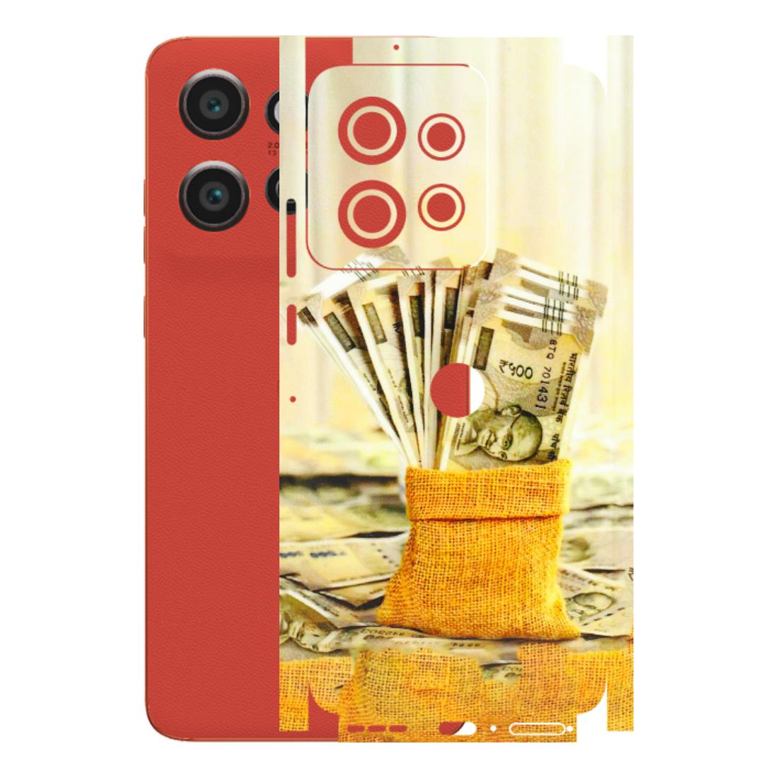 Motorola Phone Skins (All Models) - Show Me The Money - 3D Embossed Finish (L-52) Motorola Edge 50 Neo (5G)