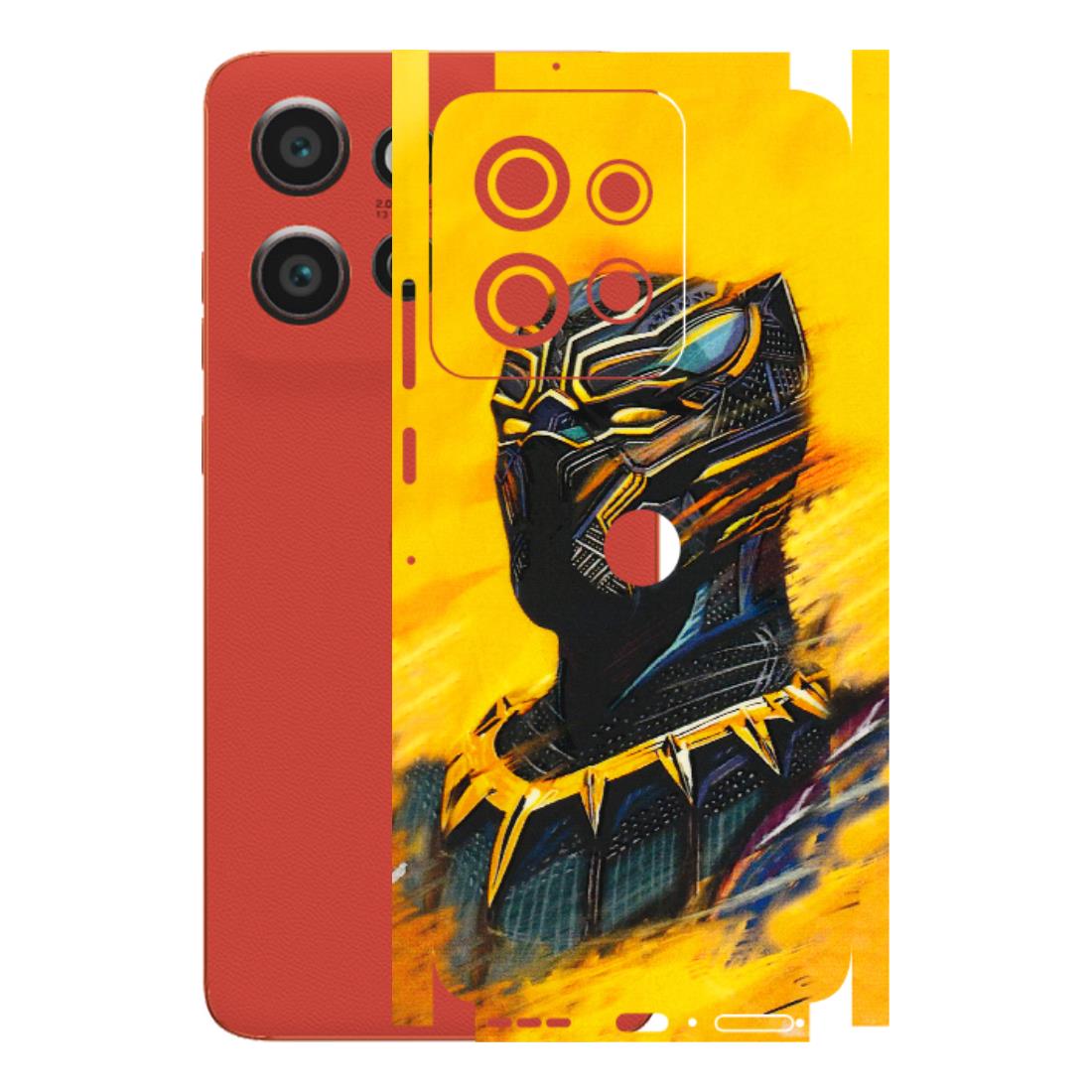 Motorola Phone Skins (All Models) - Yellow Panther - 3D Embossed Finish (L-54) Motorola Edge 50 Neo (5G)