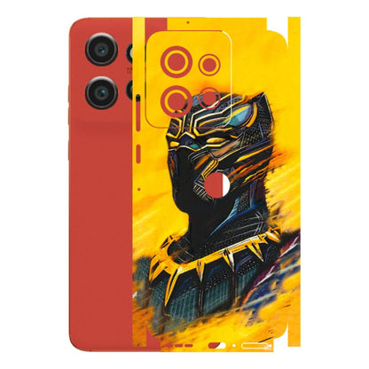Motorola Phone Skins (All Models) - Yellow Panther - 3D Embossed Finish (L-54) Motorola Edge 50 Neo (5G)