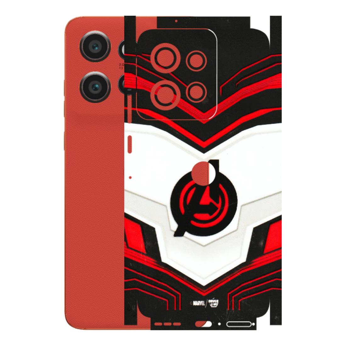 Motorola Phone Skins (All Models) - Avengers Logo - 3D Embossed Finish (L-55) Motorola Edge 50 Neo (5G)