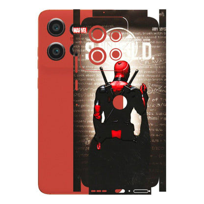 Motorola Phone Skins (All Models) - Deadpool - 3D Embossed Finish (L-56) Motorola Edge 50 Neo (5G)