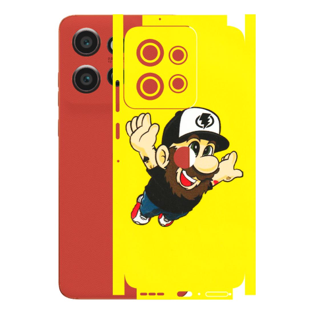 Motorola Phone Skins (All Models) - Flying Beardo - 3D Embossed Finish (L-60) Motorola Edge 50 Neo (5G)