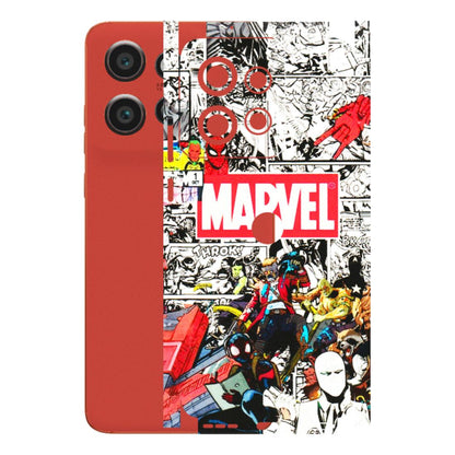 Motorola Phone Skins (All Models) - Marvel Colorful Comic - 3D Embossed Finish (L-64) Motorola Edge 50 Neo (5G)