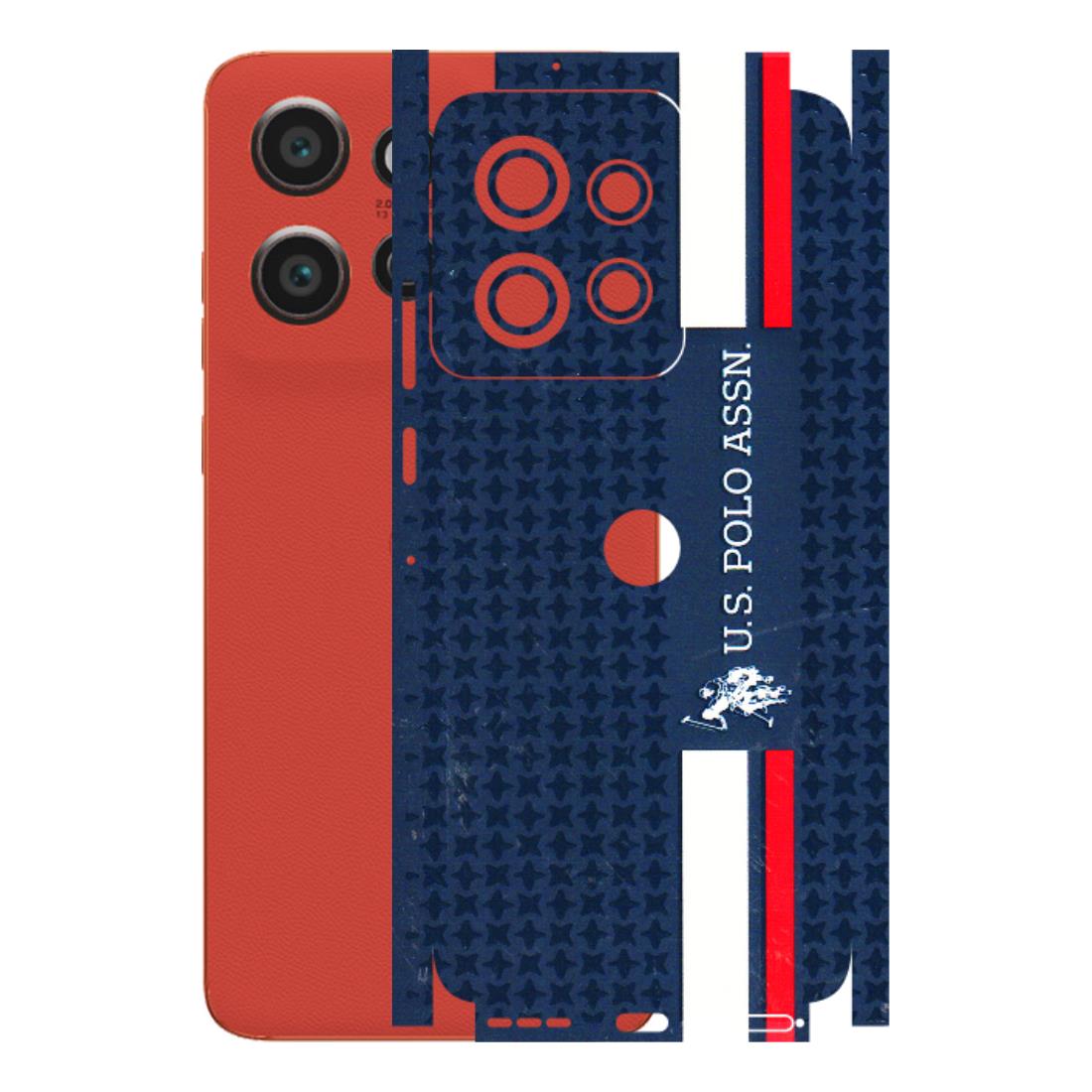 Motorola Phone Skins (All Models) - US POLO Designer Brand - 3D Embossed Finish (L-65) Motorola Edge 50 Neo (5G)
