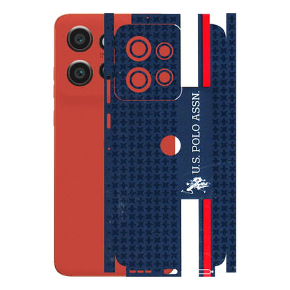 Motorola Phone Skins (All Models) - US POLO Designer Brand - 3D Embossed Finish (L-65) Motorola Edge 50 Neo (5G)